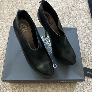 Vince Camuto Black Heeled Booties for Women